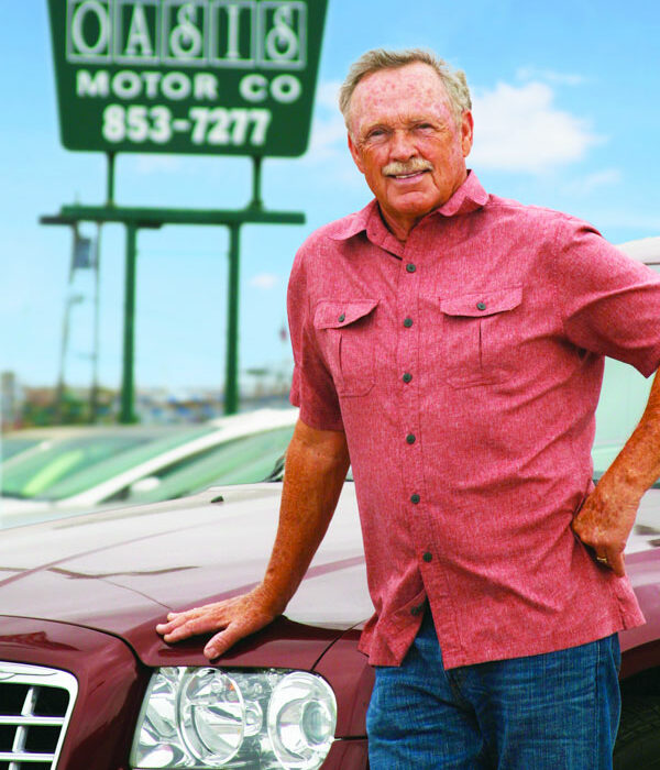 Curt Hills of Oasis Motor Co., 3440 South Padre Island Drive in Corpus Christi, opened his first car lot in 1971 on Leopard Street. JC Classic Cars sold just that: muscle cars, antiques and classics. Now, Hills works to find the best deals on wheels for Coastal Bend drivers. Photo Carrie Robertson Meyer/Third Coast Photo