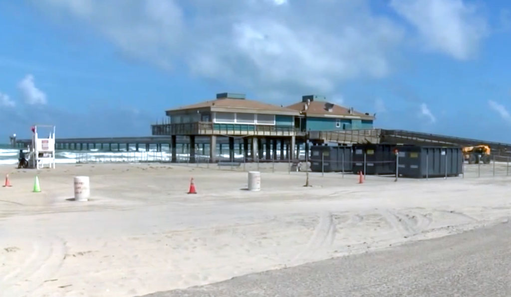 Considered one of the best fishing spots on the Gulf Coast, Bob Hall Pier in Corpus Christi is undergoing a huge makeover with demolition in progress. Courtesy photo