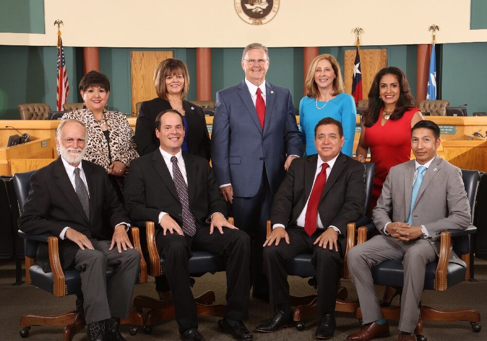 The most current Corpus Christi City Council photo does not include the latest appointed member, Everett Roy, who replaced Carolyn Vaughn (back row, second from left) just a few months ago. Vaughn resigned when she was appointed to the Nueces County Commissioners Court. To her right is Lucy Rubio, the only council member who for sure is not running for re-election. She is running for justice of the peace instead.
