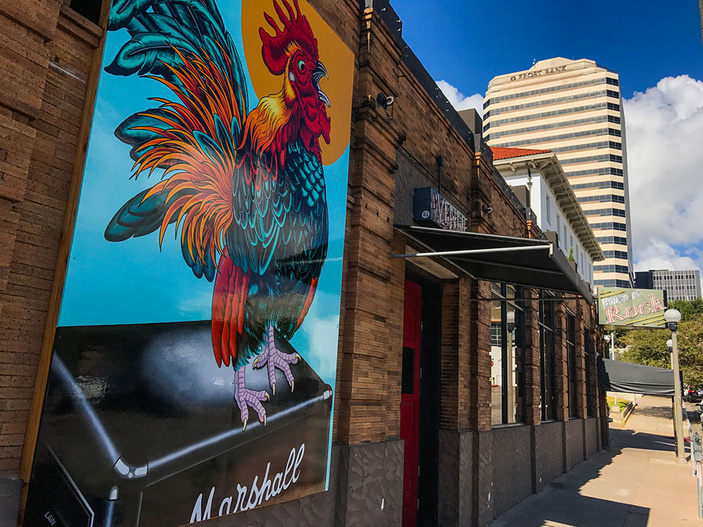 A mural adorns the House of Rock in Corpus Christi’s Marina Arts District. The Downtown Management District recently approved five new projects for the area. File photo