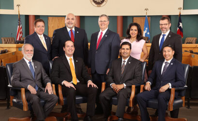 The entire Corpus Christi City Council, including the mayor, could change after the Nov. 3 general election. However, the only person who will definitely not be in this picture next year is Councilor Everett Roy (top row, second from left) of District 1, who did not file for re-election. Courtesy photo