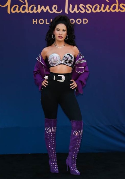 The artists at Madame Tussauds Hollywood worked closely with the Quintanilla family to get the outfit, makeup, hair and attitude of the new Selena wax figure just right. They even made a trip to the Selena Museum in Corpus Christi for research. Courtesy photo