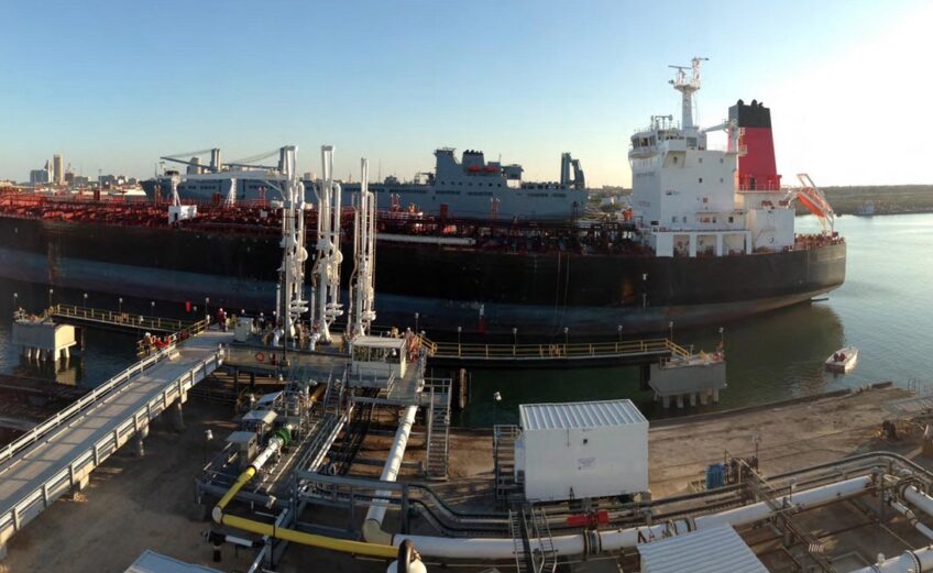 NuStar Energy shipping dock at the Port of Corpus Christi. NuStar was recently ranked by Fortune magazine as one of the top companies to work for. NuStar has made the list the last seven years.
