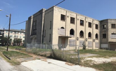 Just one of 45 vacant buildings that have been identified in the downtown area of Corpus Christi. This one covers the block between downtown Carancahua and Tancahua streets and would be subject to the Downtown Vacant Building Ordinance now under consideration by city council. Staff photo