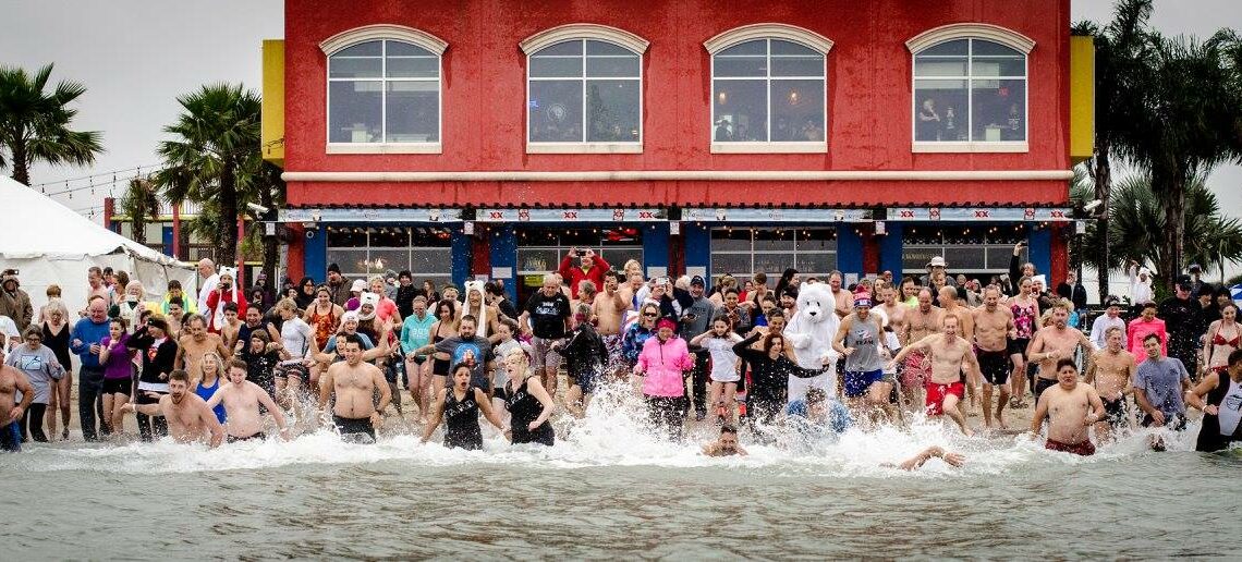 Usher in the New Year with a plunge into the (sometimes) icy cold waters of Corpus Christi Bay at noon Monday, Jan. 1. Courtesy photo