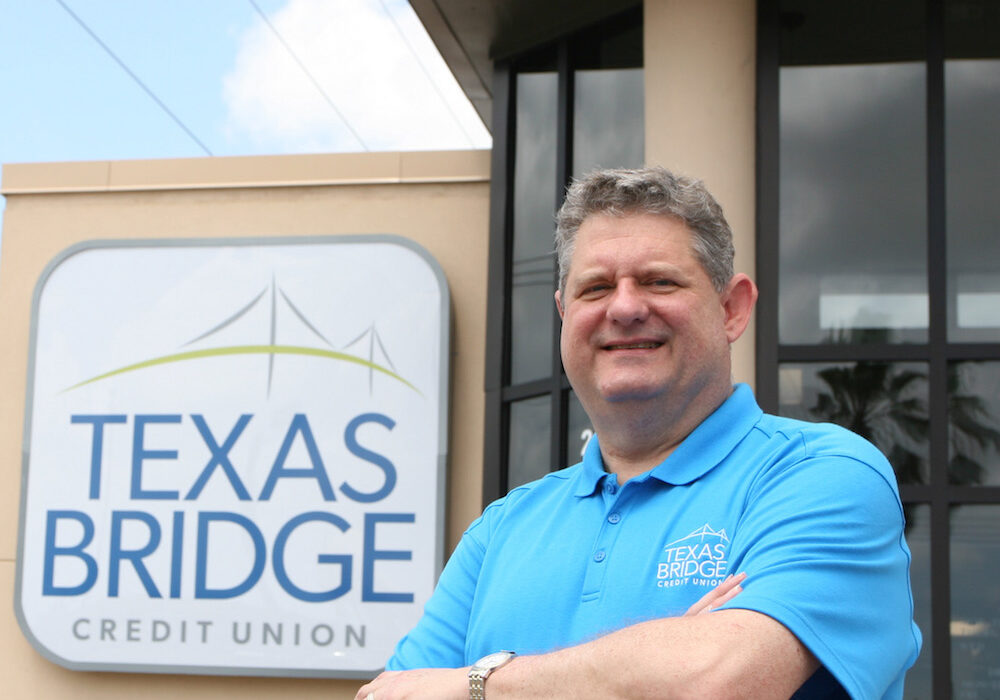 When David Brooks was a child, his father ran a credit union out of their home. Brooks is now president of  Texas Bridge Credit Union in Corpus Christi. Photo by Carrie Robertson Meyer/Third Coast Photo