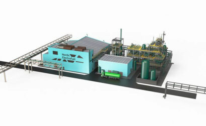 An artist rendering of an electrofuels plant. The Corpus Christi Independent School District board recently approved a tax abatement with Monarch Energy for a proposed electrofuels facility in northwest Corpus Christi. Courtesy image