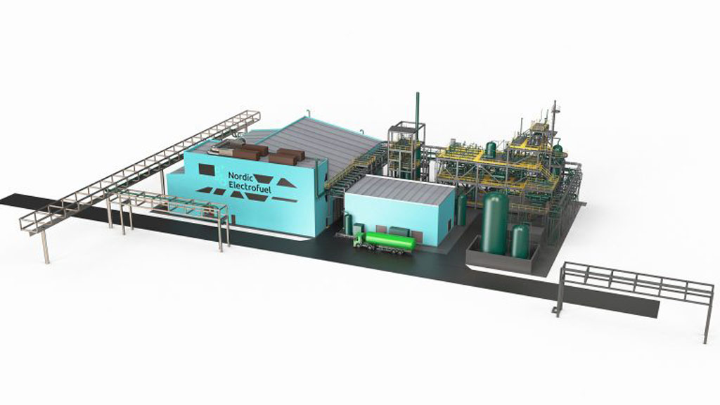 An artist rendering of an electrofuels plant. The Corpus Christi Independent School District board recently approved a tax abatement with Monarch Energy for a proposed electrofuels facility in northwest Corpus Christi. Courtesy image