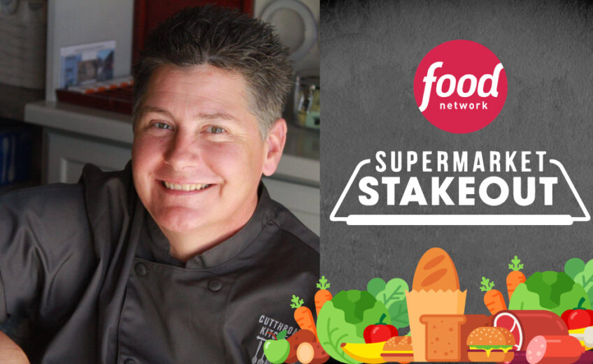 Black Marlin Bar and Grill executive chef Gail Huesmann of Port Aransas competes on the Tuesday, June 9, episode of Food Network’s ‘Supermarket Stakeout.’ Courtesy images arranged by Hannah Ottaway