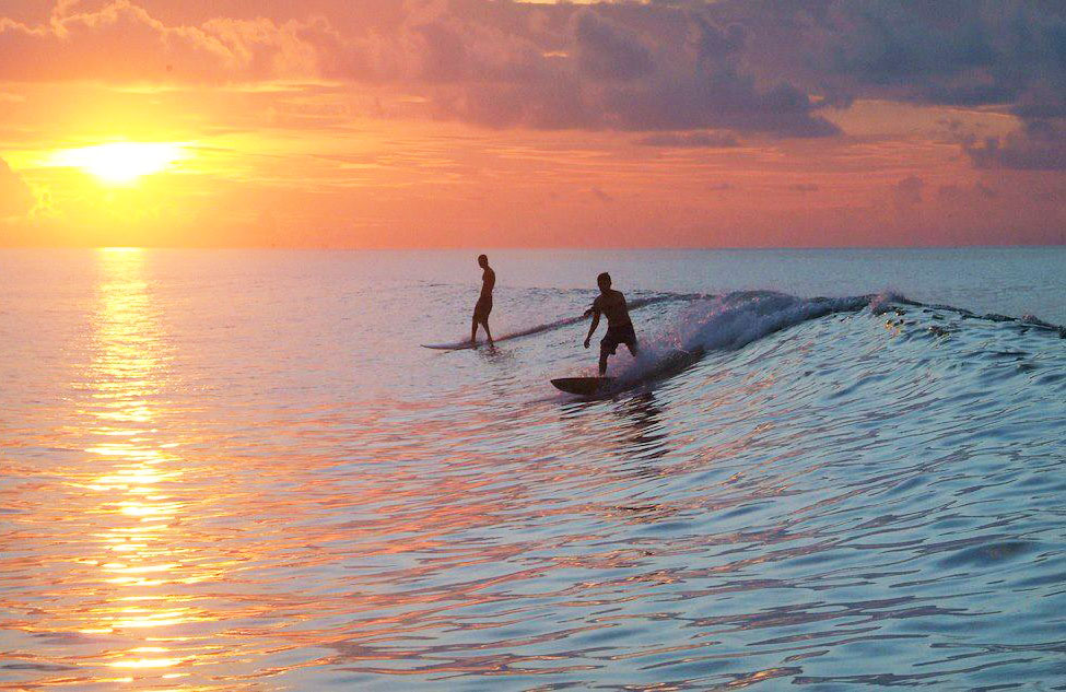 Check out our list of best beaches for surfing in the Coastal Bend! Photo courtesy of the Texas Surf Museum