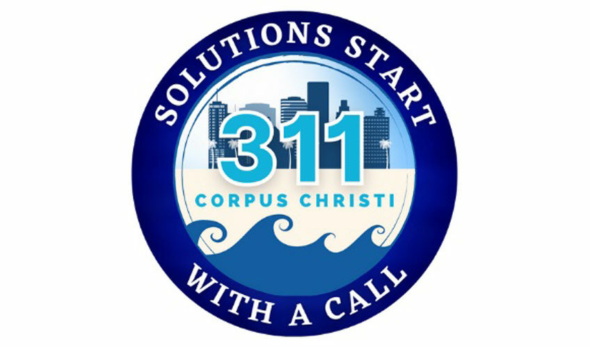 The logo for the new Corpus Christi 311 Call Center postures the city as solution-driven and ready to assist residents and visitors.