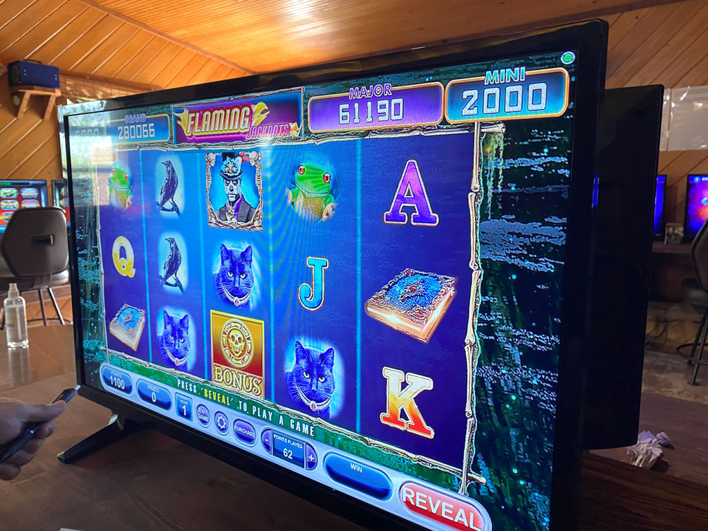 A so-called eight-liner machine, which can be found in game rooms across Texas. A game room ordinance, approved by Nueces County commissioners in May 2022, went into effect on Jan. 2, 2023. The new regulations cover business hours, location, security, and permitting. Courtesy photo