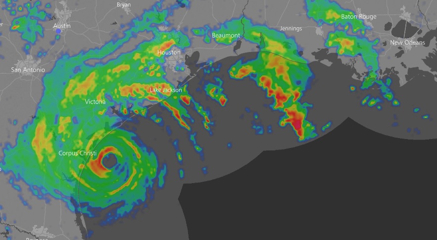 A graphic from windy.com, a website designed for sailors and boaters to plot weather conditions around the world.