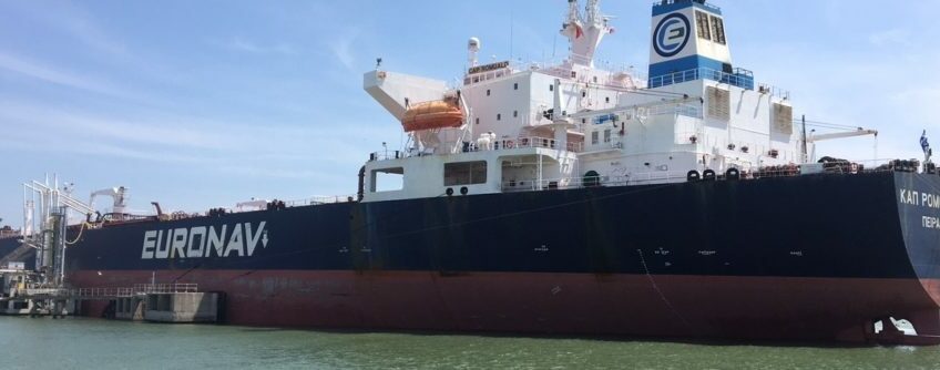 A marine terminal and docks proposed for Harbor Island in Port Aransas will be able to handle loading Very Large Crude Carriers, known as VLCCs, such as the Cap Romuald, which was loaded with 930,000 barrels of crude oil via NuStar Energy at Port Corpus Christi in April, 2017.