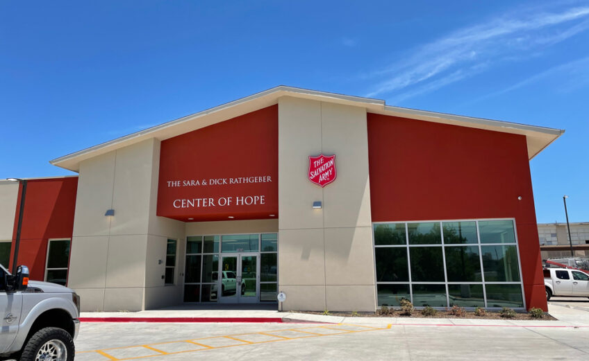 The new Salvation Army Coastal Bend homeless shelter at 16th Street and Hancock Avenue in Corpus Christi is expected to open next month with the capacity for 120 beds for families and 12 for veterans. Staff photo by Amber Weems