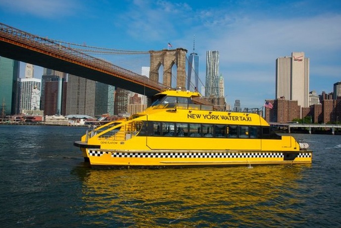 Two New York City water taxis similar to this one could be coming to Corpus Christi. Courtesy Photo