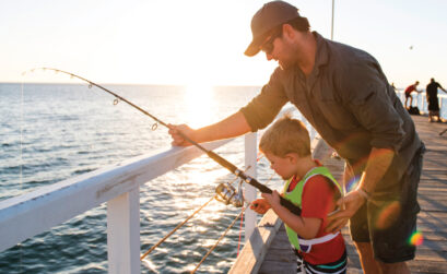 Pier fishing in the Coastal Bend is a great way to access the plentiful fish of the ocean without a boat.