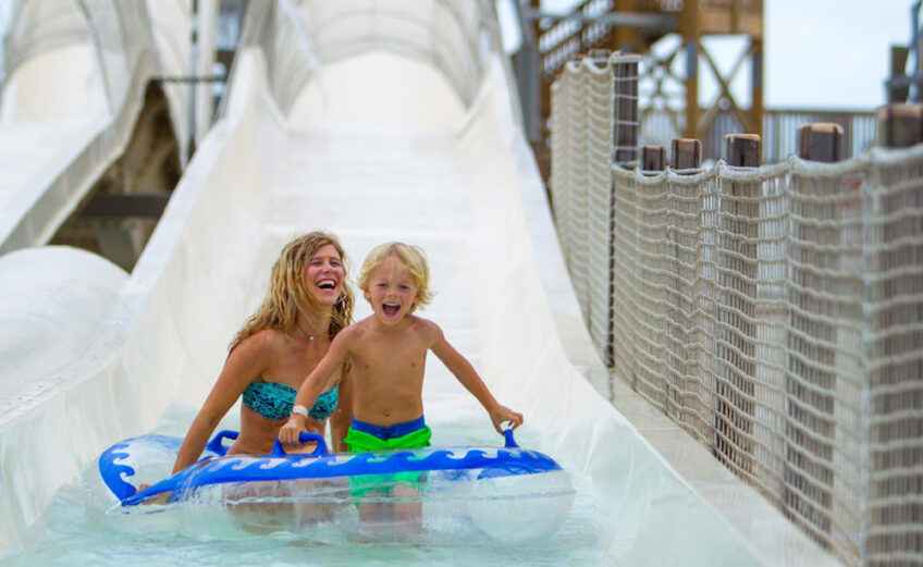 Schlitterbahn Riverpark and Resort in Corpus Christi sold in a bankruptcy auction May 1 to IBC bank, the lien holder and only bidder on the property. It will remain open ‘for years to come,’ according to Schlitterbahn, which will continue to operate the park under a licensing and management agreement. Courtesy photo