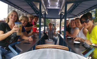 Bring your own drinks and music for up to two hours of pedal-powered partying in Corpus Christi. P3 Tours has brought its Pedal Power Pub to the Coastal Bend for mixers or private parties. Courtesy photo