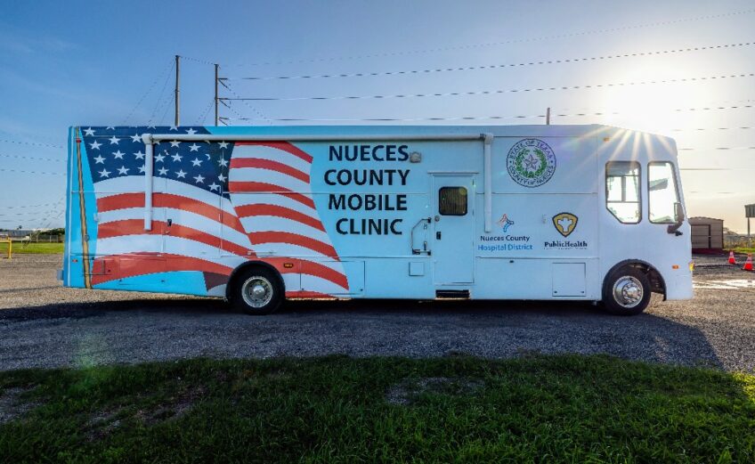 The Corpus Christi-Nueces County Public Health District’s new mobile health clinic began service on Dec. 12. It will visit communities in rural, less accessible areas. Courtesy photo