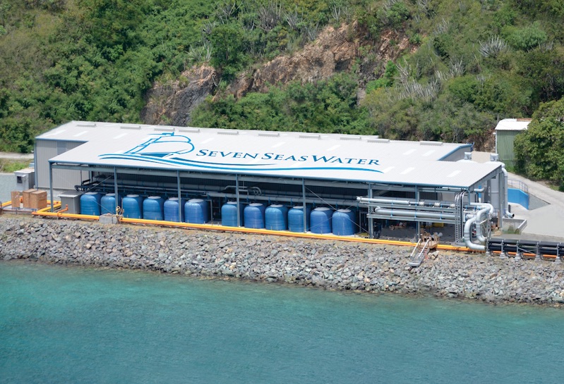 An Ultra-Pure water system and salt water reverse osmosis plant built to provide water for the Virgin Islands Water and Power Authority in 2013. Courtesy Photo