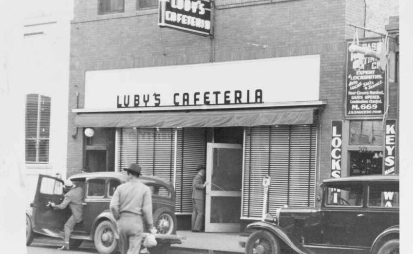 Harry Luby opened the first Luby’s Cafeteria in Dallas in 1929. Son Robert Luby worked for his dad before opening his own restaurant by the same name in Corpus Christi. After serving in the military during World War II, Robert Luby established the Luby’s Inc. restaurant chain. Courtesy photo