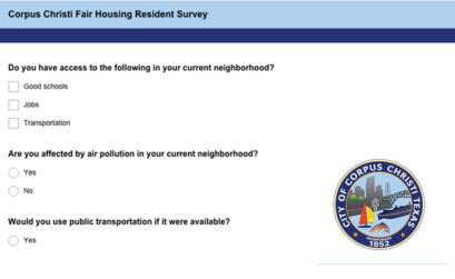 Participate in the Assessment of Fair Housing study in Corpus Christi at cctexas.com/fairhousingassessment through Friday, Aug. 18.