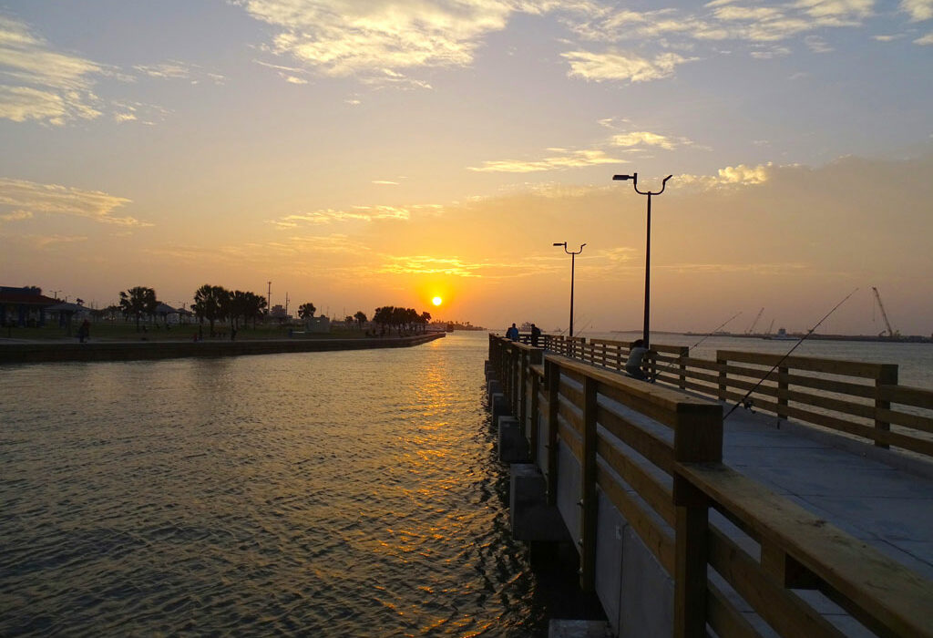 Roberts Point Park in Port Aransas welcomed a new pier on Feb. 9 that replaces the J.P. Luby Pier, which was severely damaged by Hurricane Harvey in 2017. Photo by Neesy Tompkins