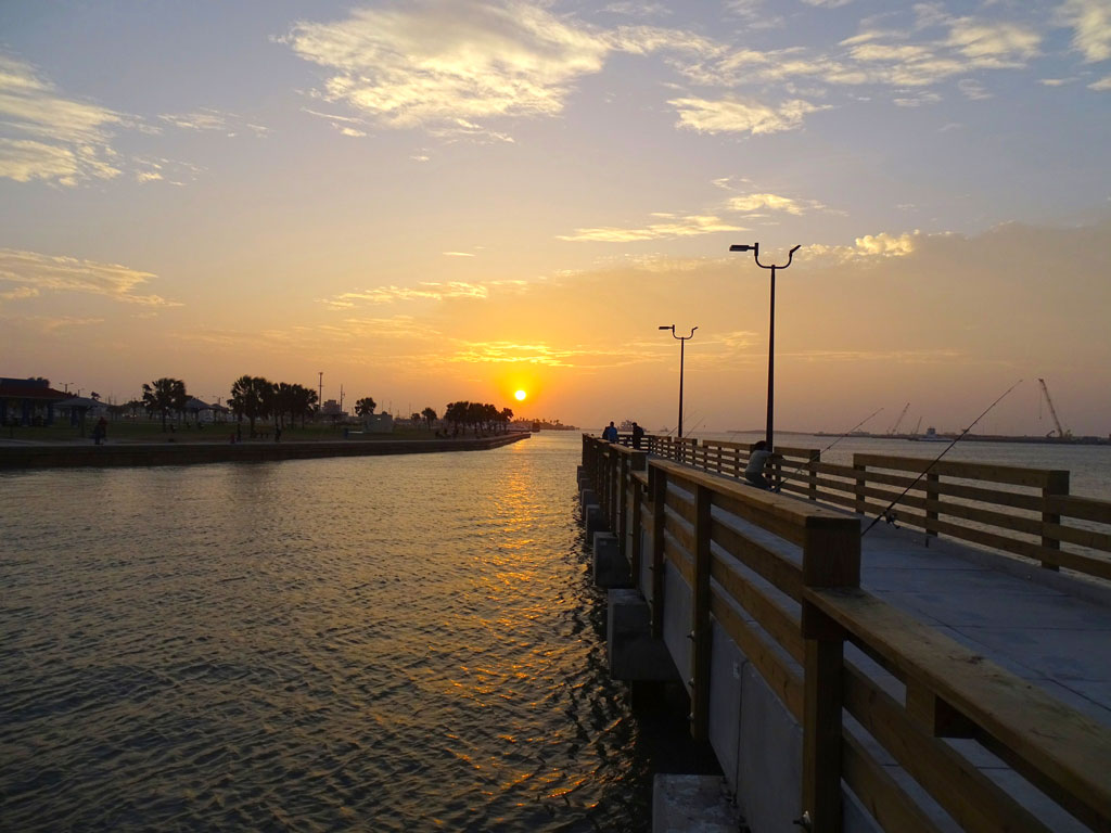 Roberts Point Park in Port Aransas welcomed a new pier on Feb. 9 that replaces the J.P. Luby Pier, which was severely damaged by Hurricane Harvey in 2017. Photo by Neesy Tompkins