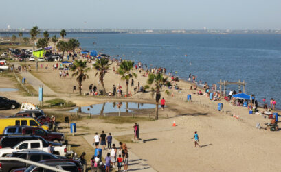 One of the city’s hidden jewels, North Beach is a great place to play in the sand and surf between visits to the nearby USS Lexington Museum on the Bay, Texas State Aquarium or downtown Corpus Christi’s S.E.A. District and marina. Photo Carrie Robertson Meyer/Third Coast Photo