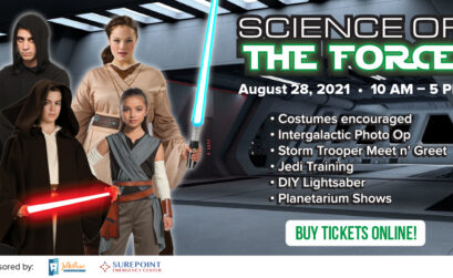 Galaxy exploration is welcome during Science of the Force at the Corpus Christi Museum of Science and History on Saturday, Aug. 28. Courtesy image