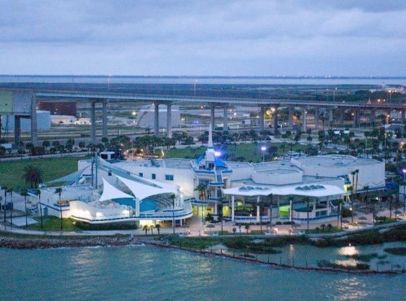 Construction is well under way on the $50 million expansion of the Texas State Aquarium, shown here before building on the Caribbean Exhibit began this year. Courtesy photo