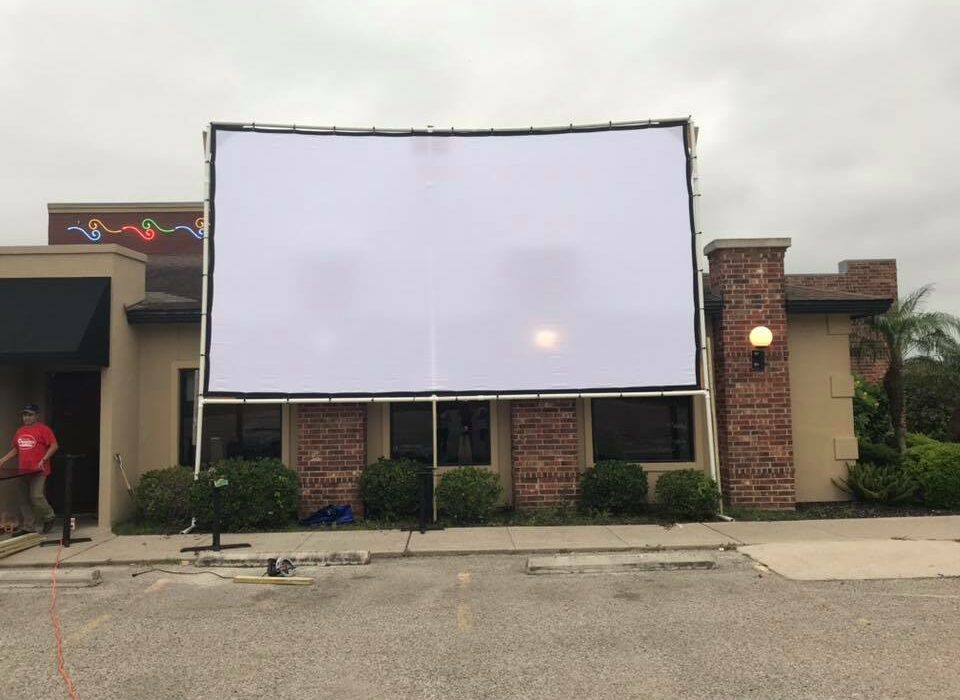 Peoples Restaurant at 9838 Up River Road in Corpus Christi put up a movie screen and is showing family-friendly films, drive-in movie style. Tickets and menu items available online at peoplesrestaurant.com. Courtesy photo