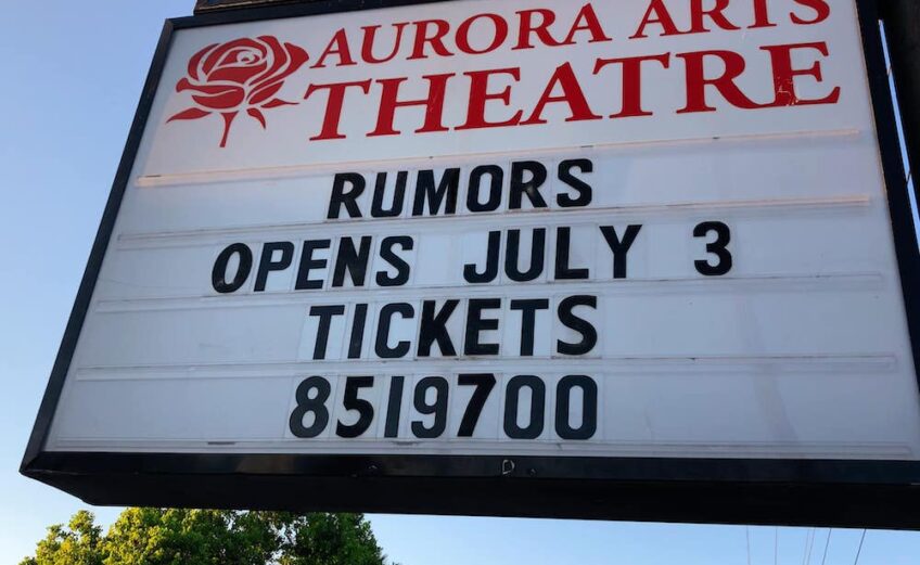 Aurora Arts Theatre at 3635 Everhart Road, Suite B, in Corpus Christi, prepares for its next show, the first since being closed due to COVID-19 restrictions. Courtesy image