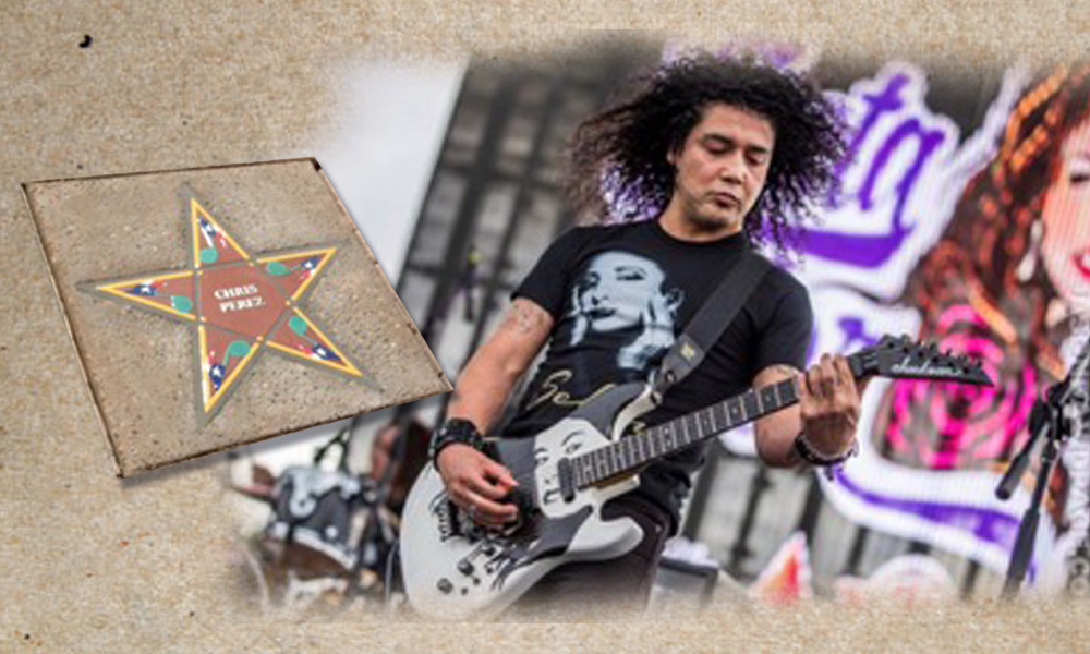 Guitarist Chris Perez will be honored with a star on the South Texas Music Walk of Fame on Saturday, June 3. Perez was married to Selena, who was honored posthumously with one of the first six stars when the South Texas Walk of Fame was founded in 2004. Courtesy photos