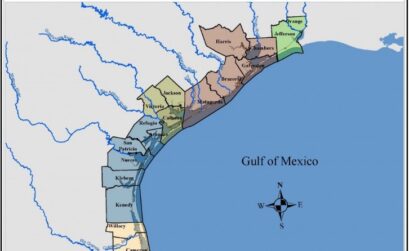 The 18 coastal counties eligible for RESTORE funds related to the Deepwater Horizon oil spill in 2010.