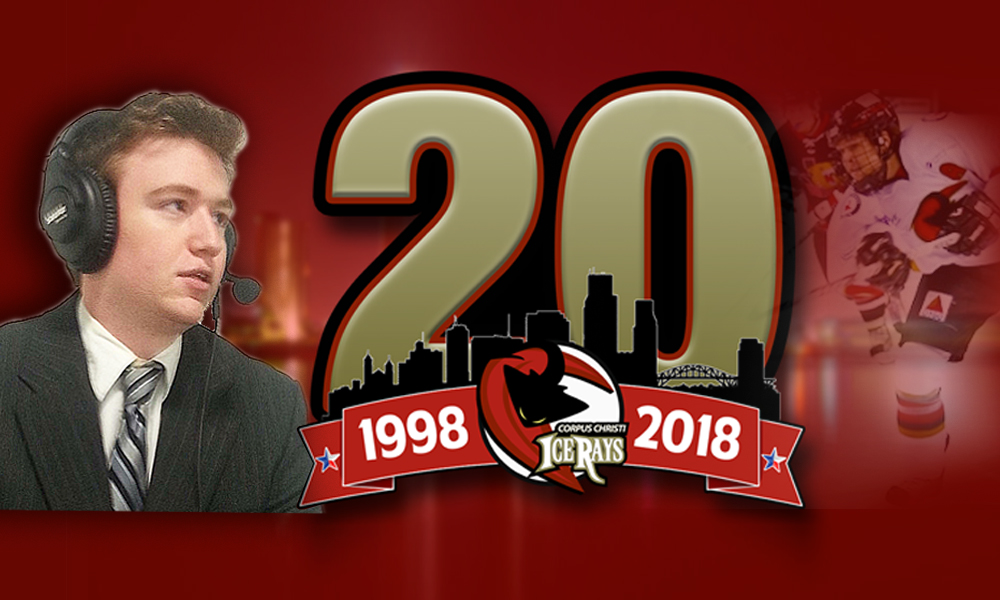 Alex von Keudell, the new director of Broadcasting and Media Relations for the IceRays, foresees a successful second half of the season for Corpus Christi’s hockey team, which is now in fourth place. Courtesy photo