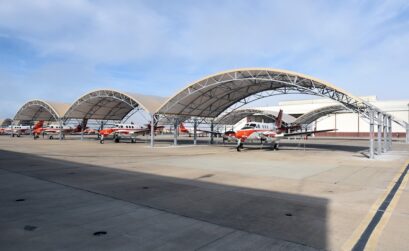 Planes lined up at Naval Air Station Corpus Christi, which is also home to the Corpus Christi Army Depot. Courtesy photo