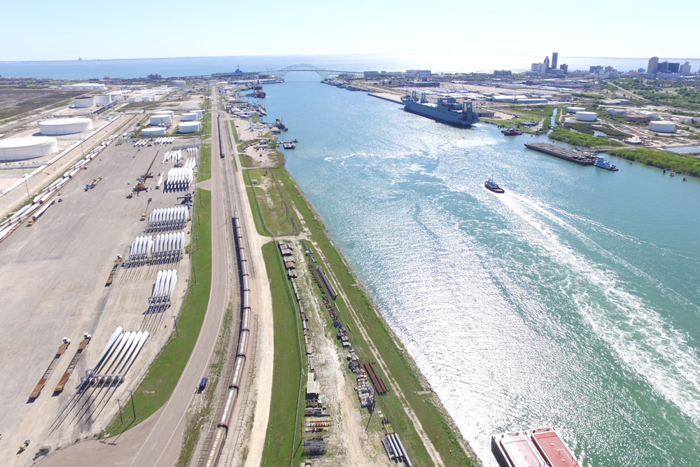 The Port of Corpus Christi became the largest port in terms of revenue tonnage in the United States after a record 2020, including its highest monthly export numbers in December. Courtesy photo