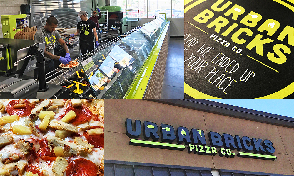 Urban Bricks Pizza is now open in Corpus Christi, one of 120 franchises planned across the United States and Canada after only two years in business. The fast-casual restaurant is located in The Shops at La Palmera, 4902 S. Staples St. at South Padre Island Drive. Photos by Roland Chiapoco