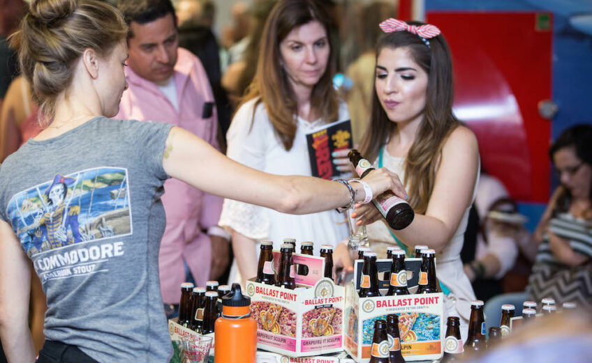 Guests line up to try Ballast Point, a brewery out of southern California. Local beers and more will be available during the KEDT Classic Brew fundrasier Thursday, Sept. 28, at the Corpus Christi Museum of Science and History. Courtesy photo