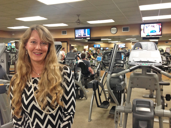 Donna Casey, the membership and marketing team leader at the Corpus Christi Athletic Club, shows off one of the many workout rooms that have made the facility so popular it has been a local staple for 30 years. Photo by Suzanne Freeman