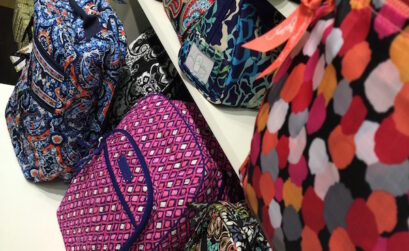 Vera Bradley backpacks from Hallmark in the La Palmara Shopping District are part of the upcoming tax free weekend statewide.