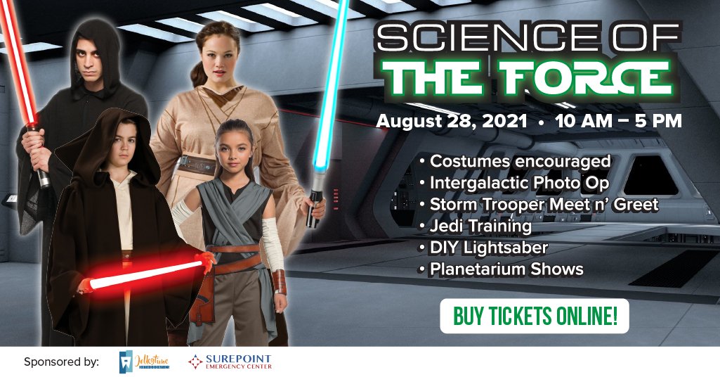 Galaxy exploration is welcome during Science of the Force at the Corpus Christi Museum of Science and History on Saturday, Aug. 28. Courtesy image