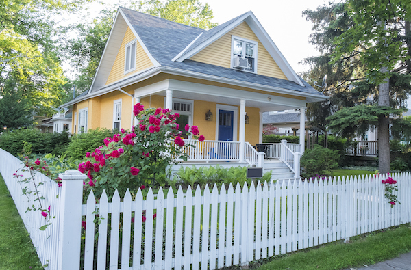 The essence of the American Dream, a white picket fence around your home, can be yours with a little planning, a lot of wood and even more white paint!